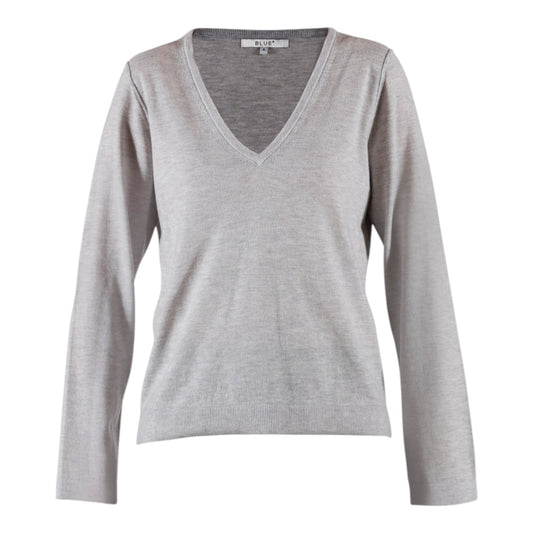 Blue Sportswear Florence Light Merino-Wool Ls Tee Silvergrey-Melange