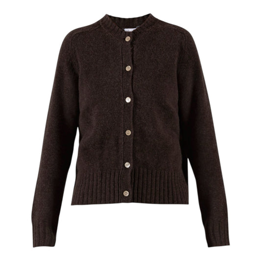 Blue Sportswear Cara Wool Cardigan Chocolate-Melange