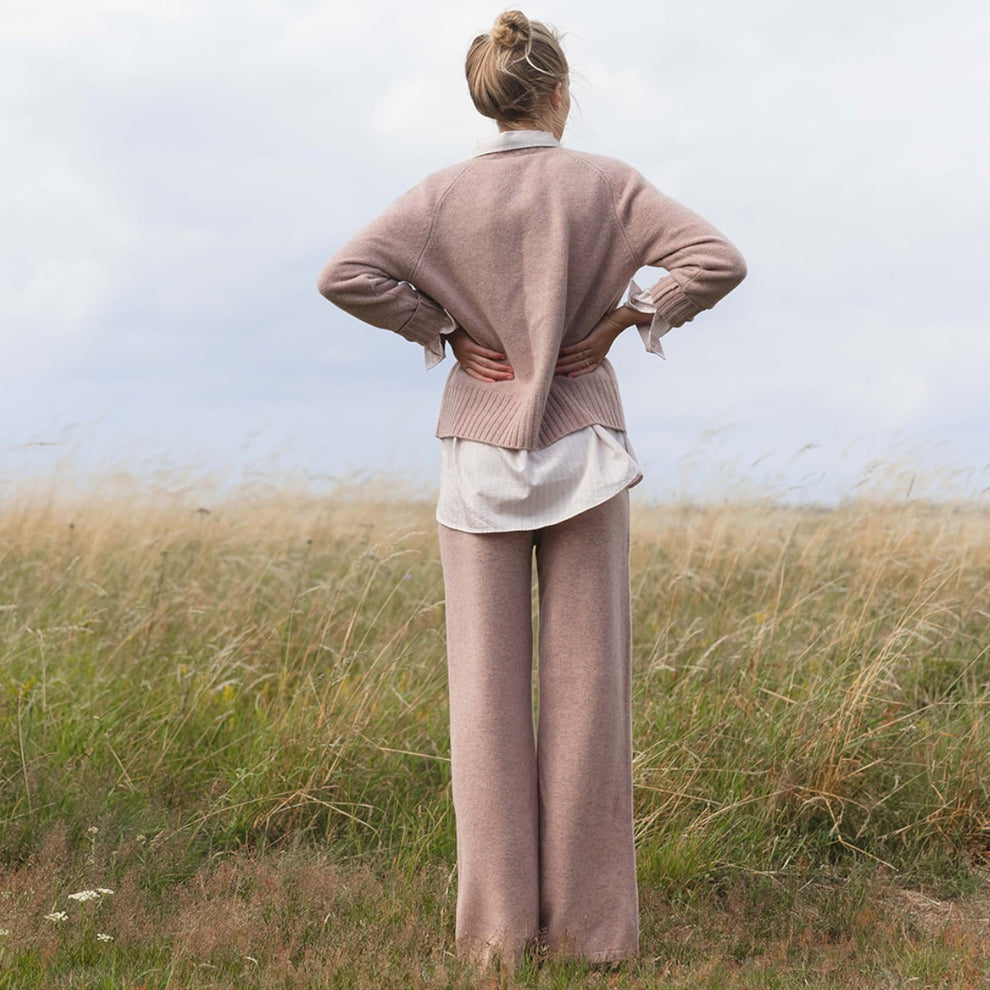 Blue Sportswear Carina Wool Trousers Old Rose