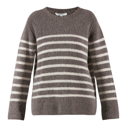 Blue Sportswear Fallula Bouclé Knit Light Chocolate W/Cream