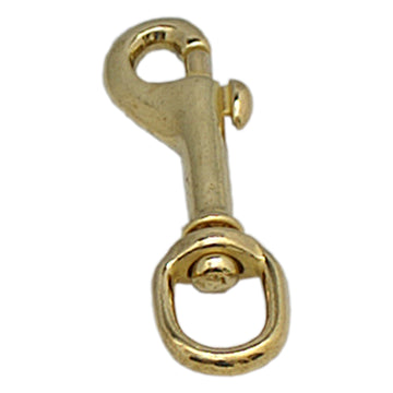 Karabinhage messing m/svirvel "B5025"