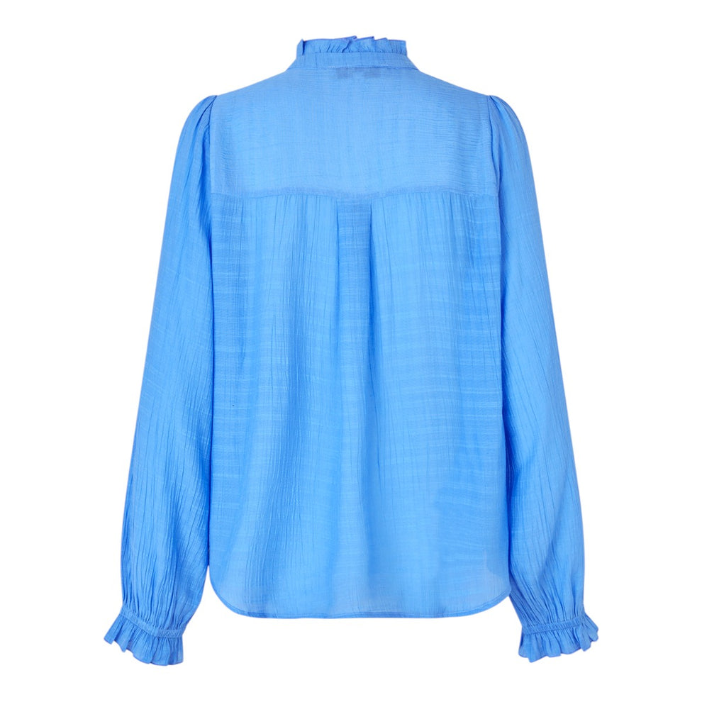 Lollys Laundry W Ariel Long Sleeve Shirt Neon Blue
