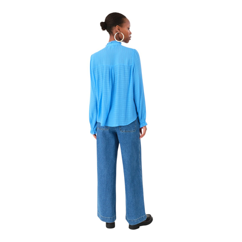 Lollys Laundry W Ariel Long Sleeve Shirt Neon Blue