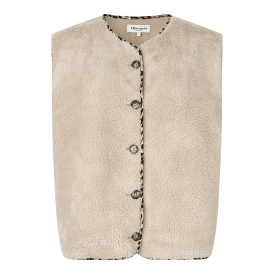 Lollys Laundry W JaceLL Vest Beige