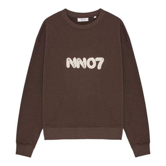 NN07 David Crew APP 3015 Crew Neck Coffee