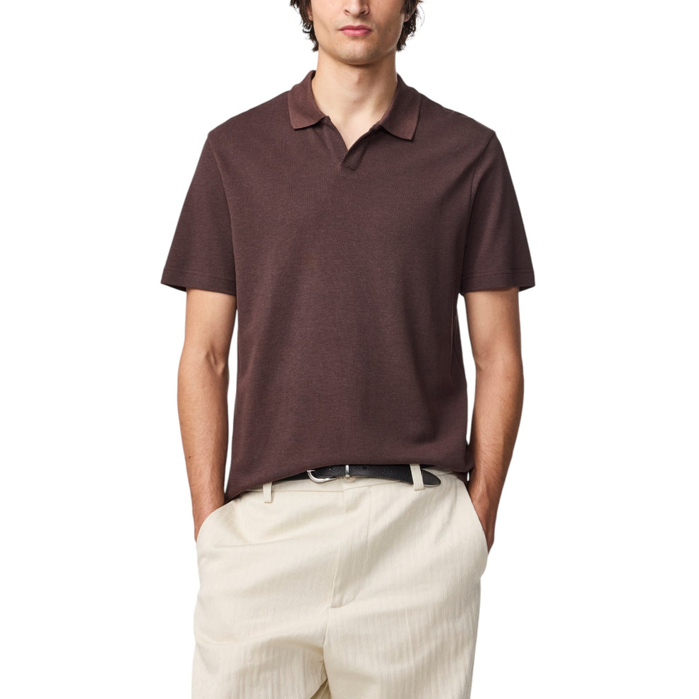 NN07 Paul SS Polo 3462 Coffee