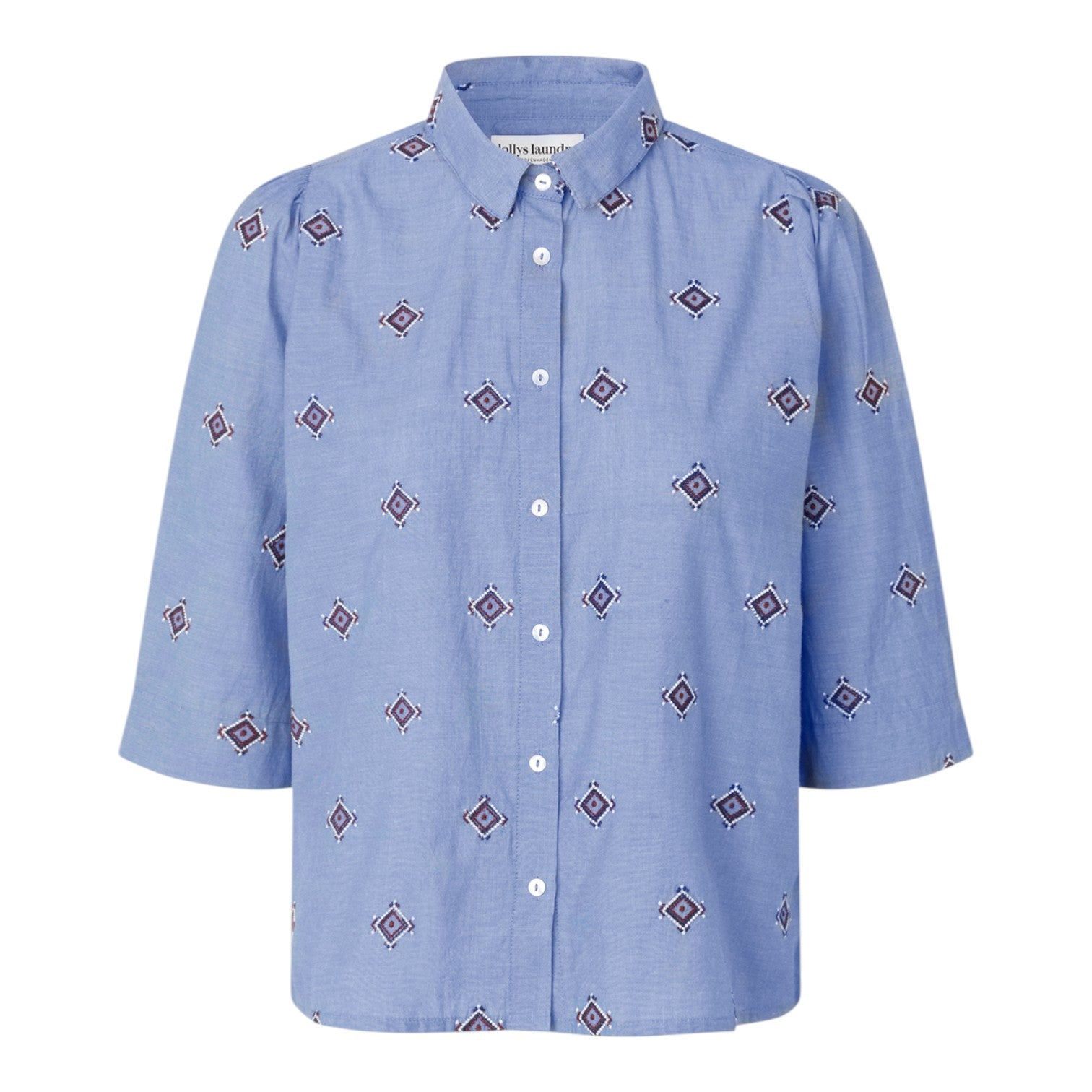 Lollys Laundry W BonoLL Shirt LS Light Blue