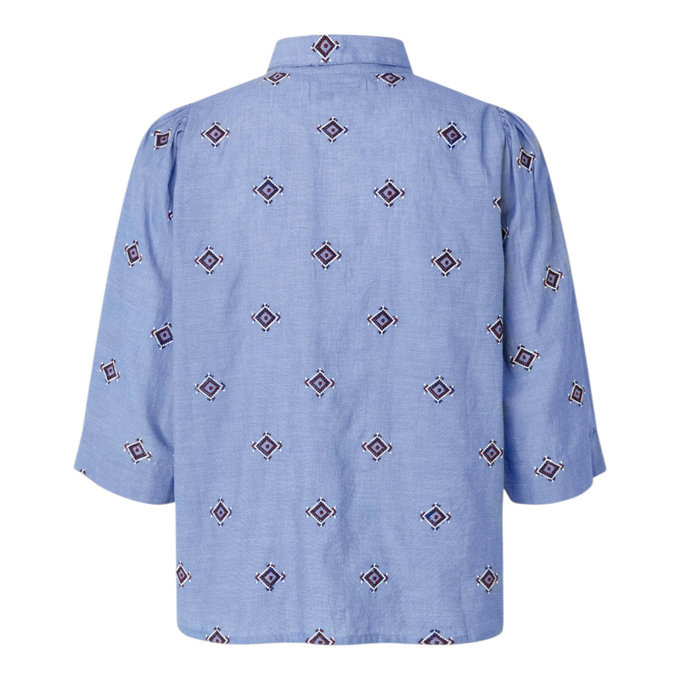 Lollys Laundry W BonoLL Shirt LS Light Blue