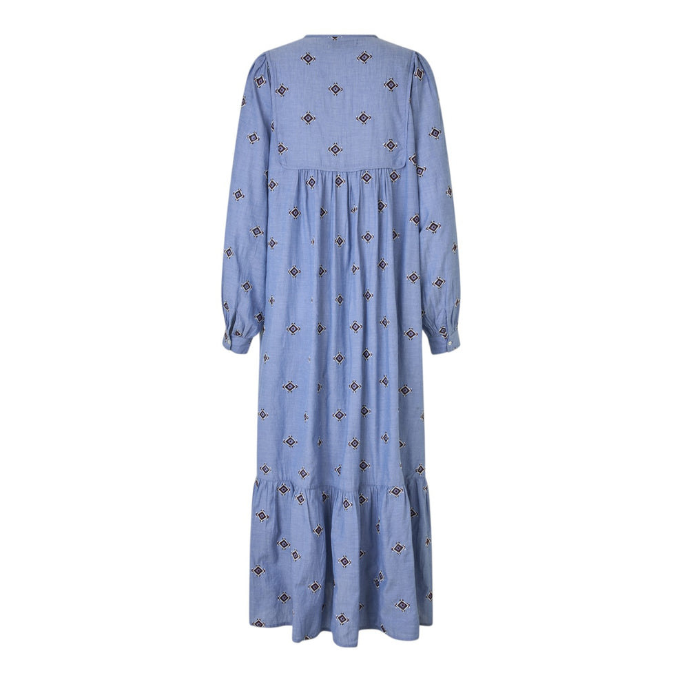 Lollys Laundry W LatourLL Maxi Dress LS Light Blue