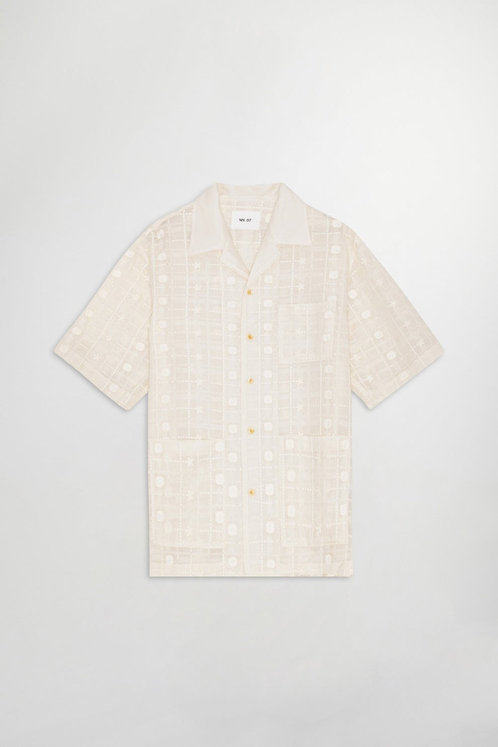 NN07 Ben SS Shirt 5026 Ivory