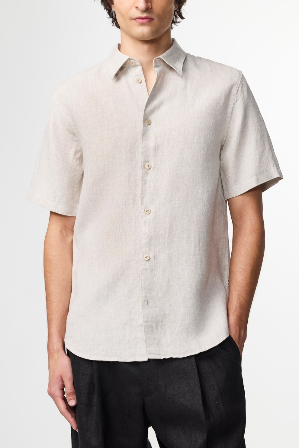 NN07 Enzo Shirt 5708 Oat