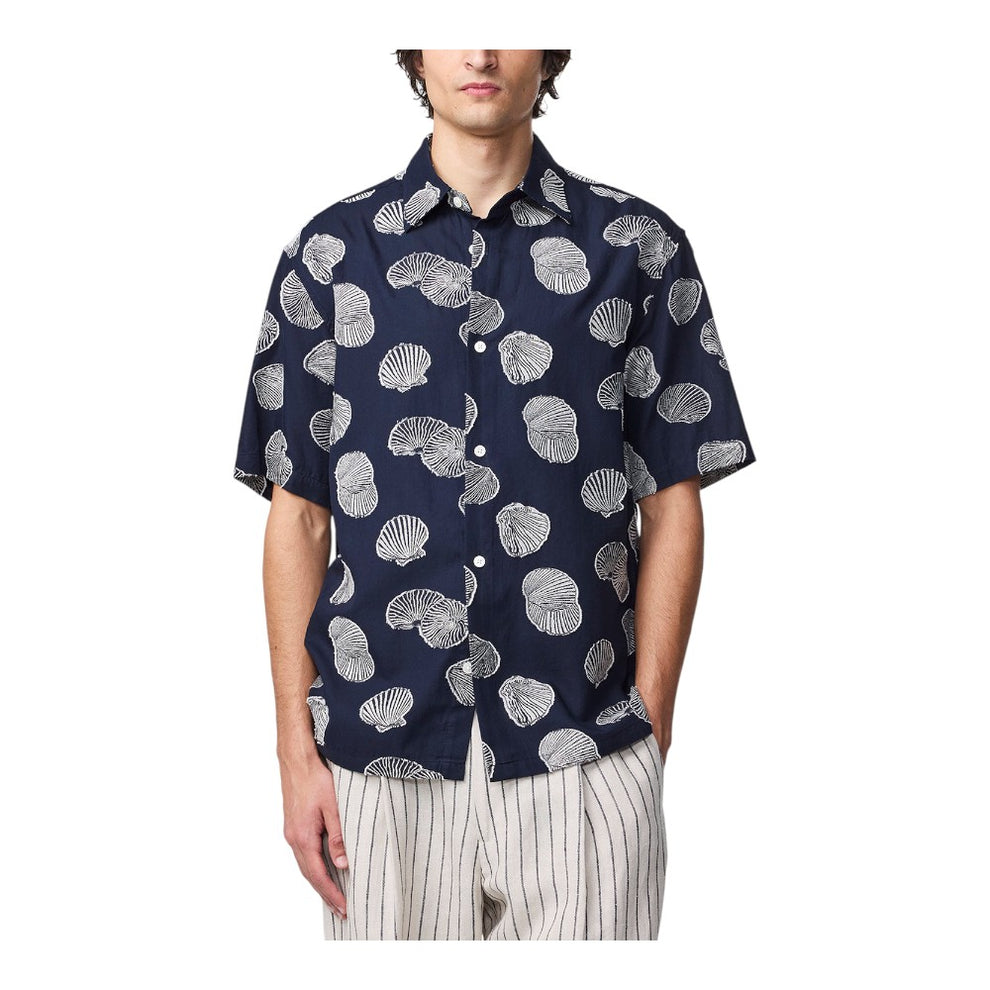 NN07 Freddy SS NO PKT 5715 Navy Blue