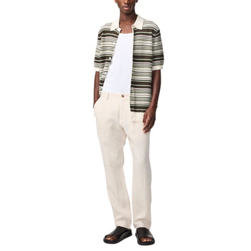 NN07 Nolan Polo Cardigan 6686 Green Stripe