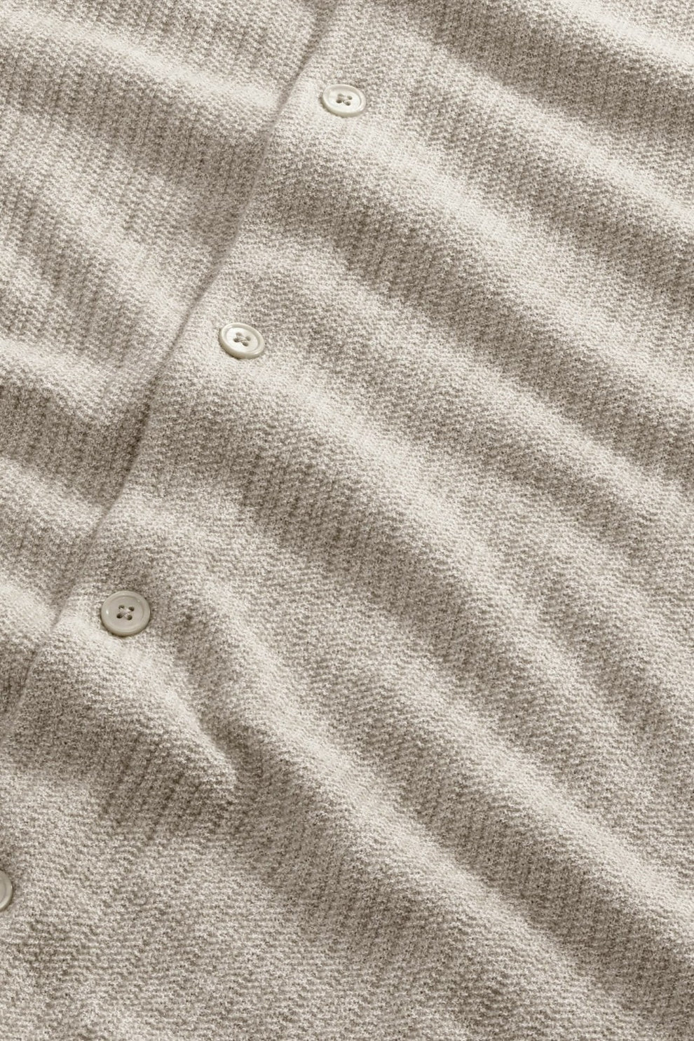 NN07 Nolan Polo Cardigan 6695 Ivory Mouliné