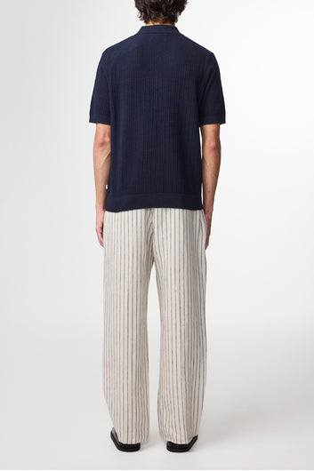NN07 Nolan Polo Cardigan 6695 Navy Blue