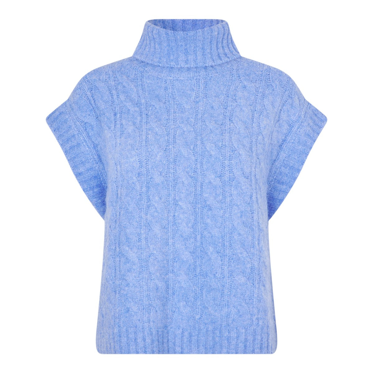 Lollys Laundry W Fresnoll Knit Vest Sl Blue