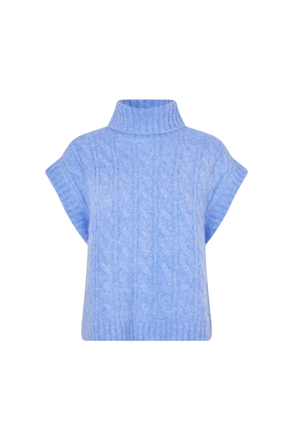 Lollys Laundry W Fresnoll Knit Vest Sl Blue