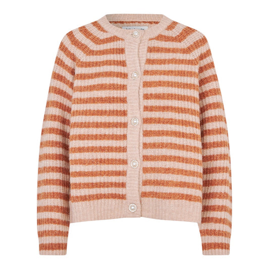 Lollys Laundry W Novall Cardigan Ls Rust