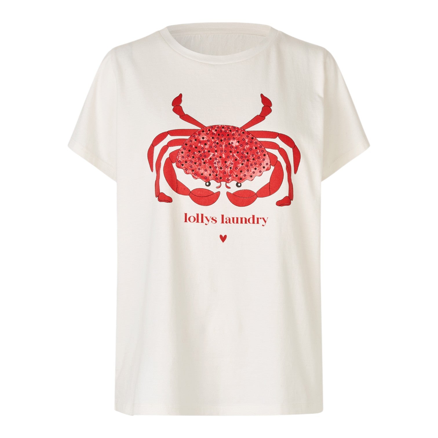 Lollys Laundry W RomLL Crab Tee SS White