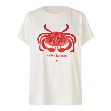 Lollys Laundry W RomLL Crab Tee SS White