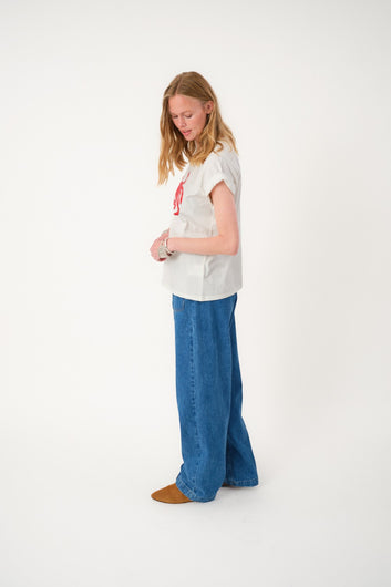 Lollys Laundry W RomLL Crab Tee SS White