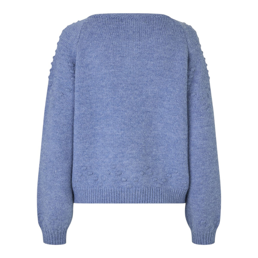 Lollys Laundry W Gracelynn Knit Cardigan Blue Melange