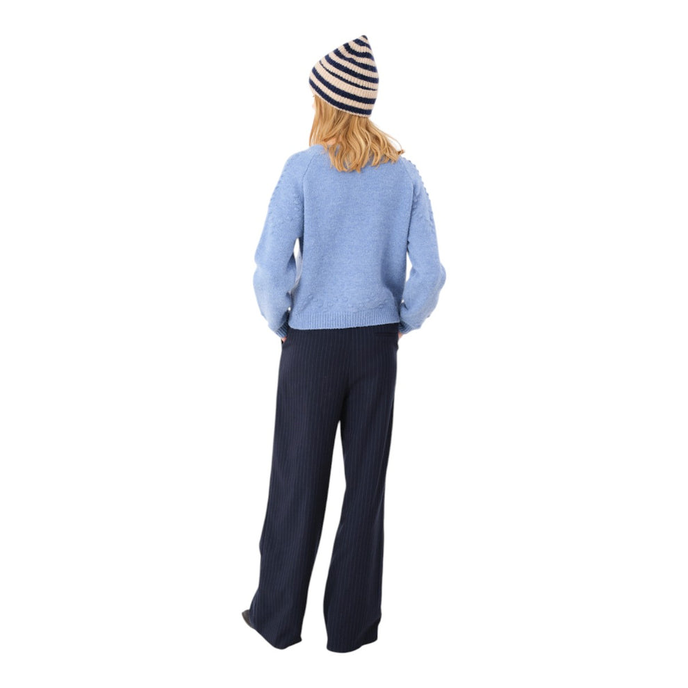 Lollys Laundry W Gracelynn Knit Cardigan Blue Melange