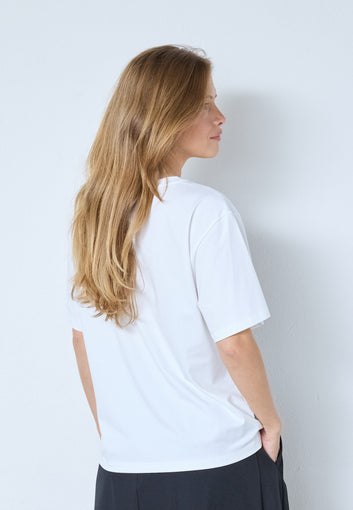 Co´Couture Madinacc Oversize Tee White