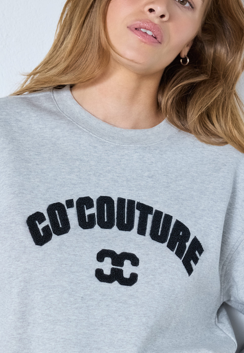 Co´Couture Zoecc Co'Couture Sweat Grey Melange