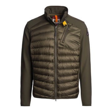 Parajumpers M Jayden Fleece Nylon Jacket Deep Moss