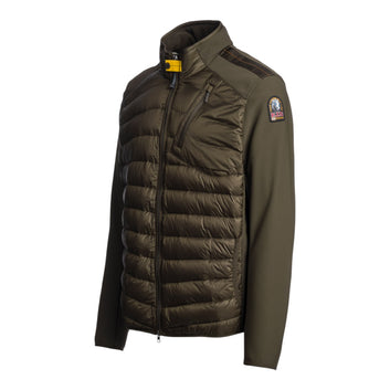 Parajumpers M Jayden Fleece Nylon Jacket Deep Moss
