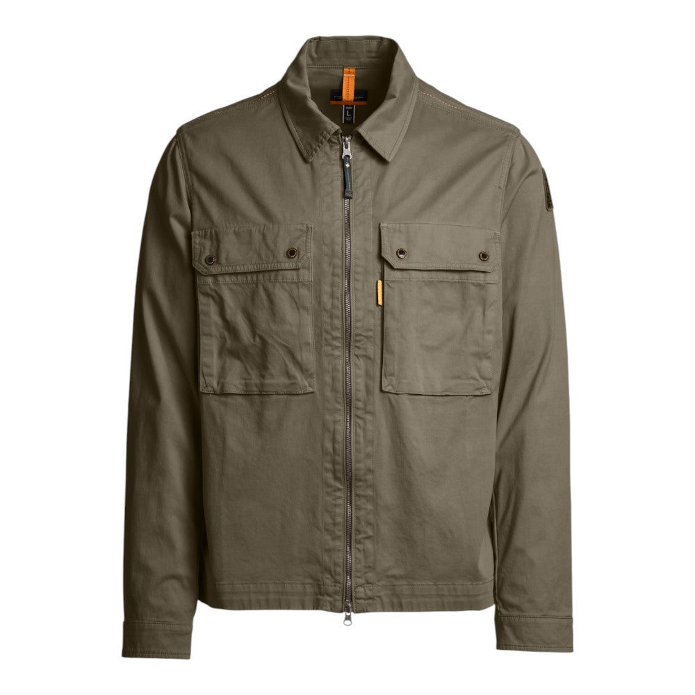 Parajumpers M Tell Pocket Overshirt Jacket Olive Grey