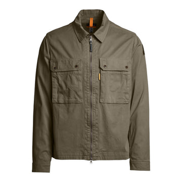 Parajumpers M Tell Pocket Overshirt Jacket Olive Grey