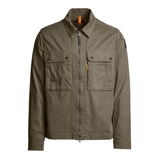 Parajumpers M Tell Pocket Overshirt Jacket Olive Grey