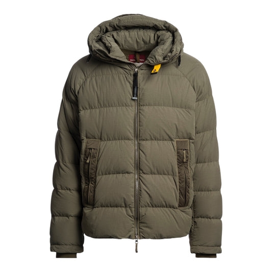 Parajumpers M Norton Hooded Dowv Jacket Olive Grey