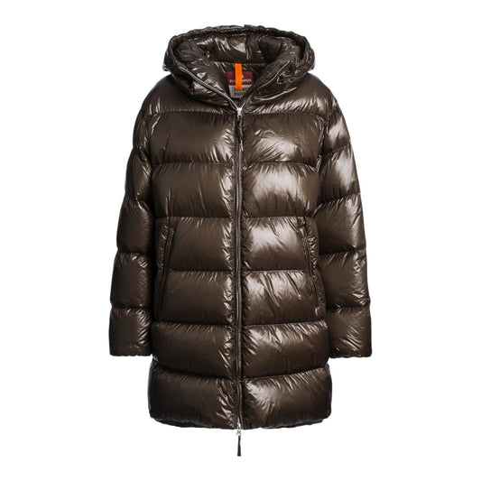 Parajumpers W Ivonne Hooded Down Jacket Earth Brown