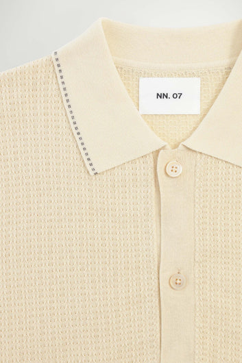 NN07 Nalo Kortærmet Skjorte Ivory
