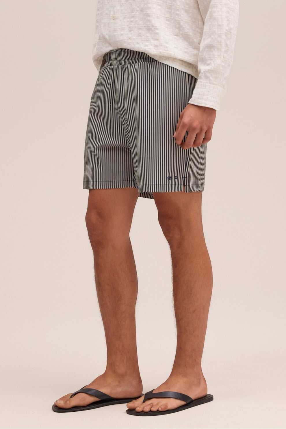 NN07 Holiday Shorts 10039 Navy Stripe
