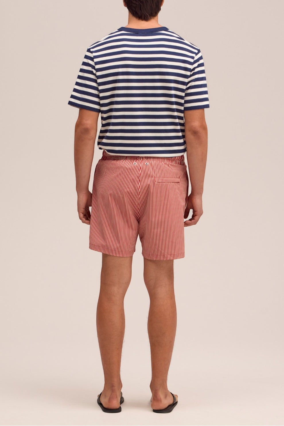 NN07 Holiday Shorts 10039 Red Stripe