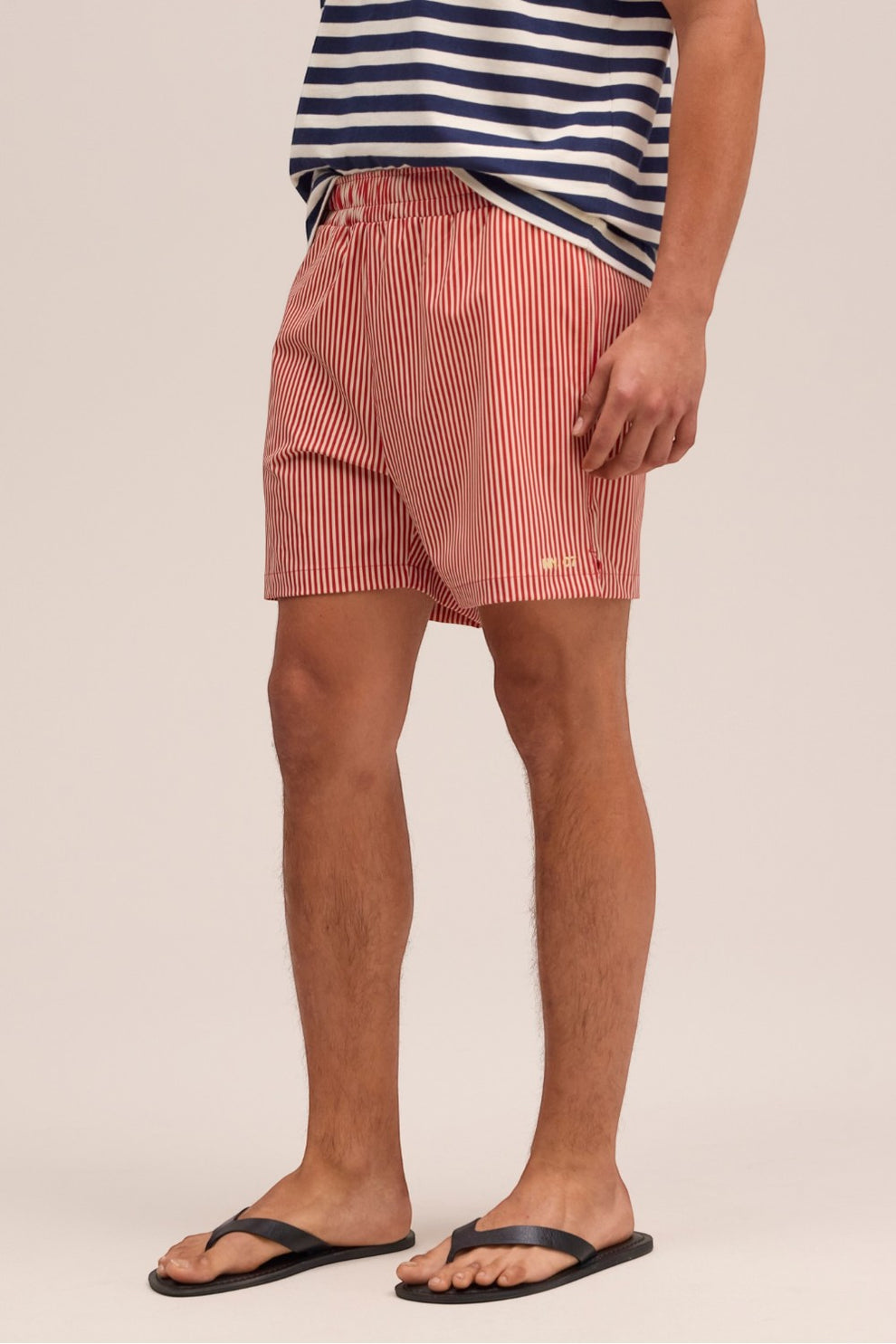 NN07 Holiday Shorts 10039 Red Stripe