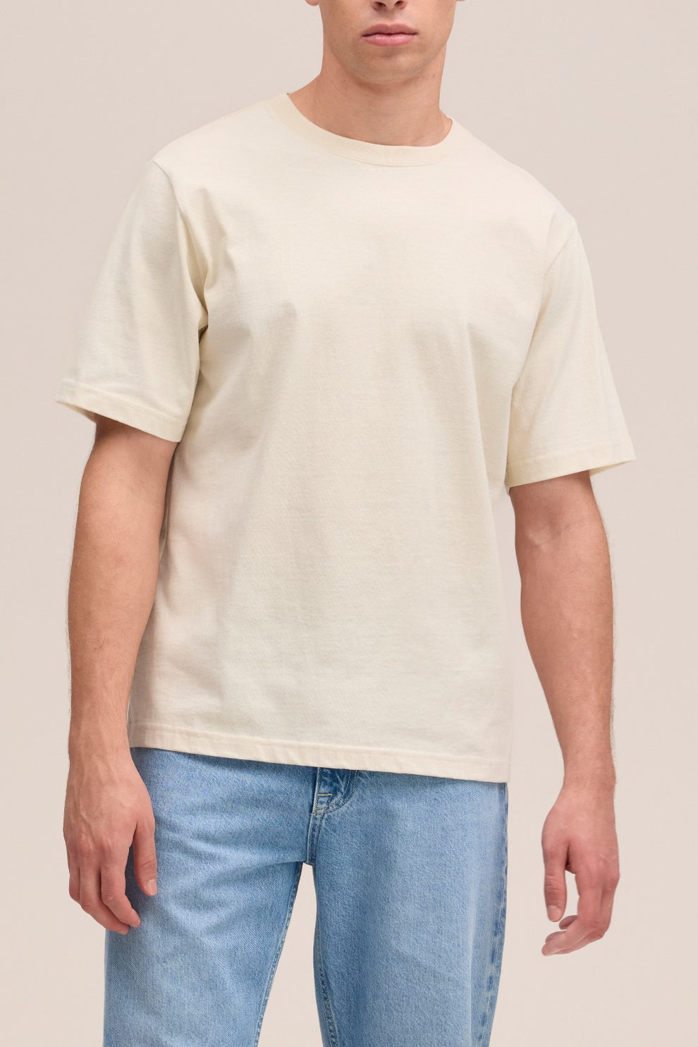 NN07 Jett SS print T-shirt Ivory