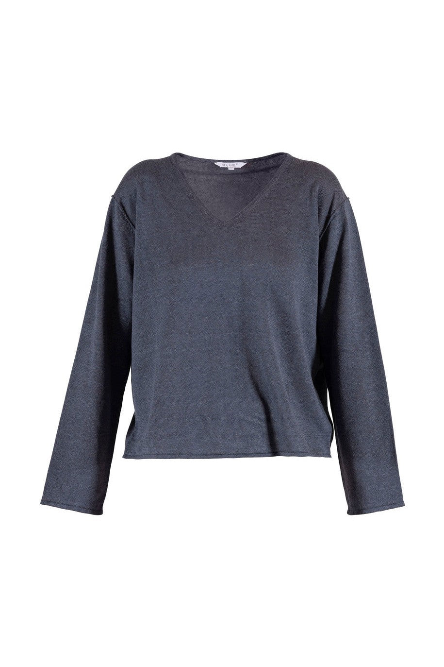 Blue Sportswear Lea Linen Blouse Dusty Navy