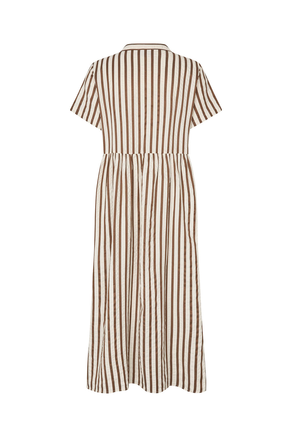 Lollys Laundry W Aliyall Maxi Dress Ss Dark Mokka