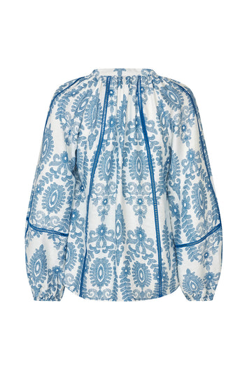 Lollys Laundry W Veroll Shirt Ls Os Blue