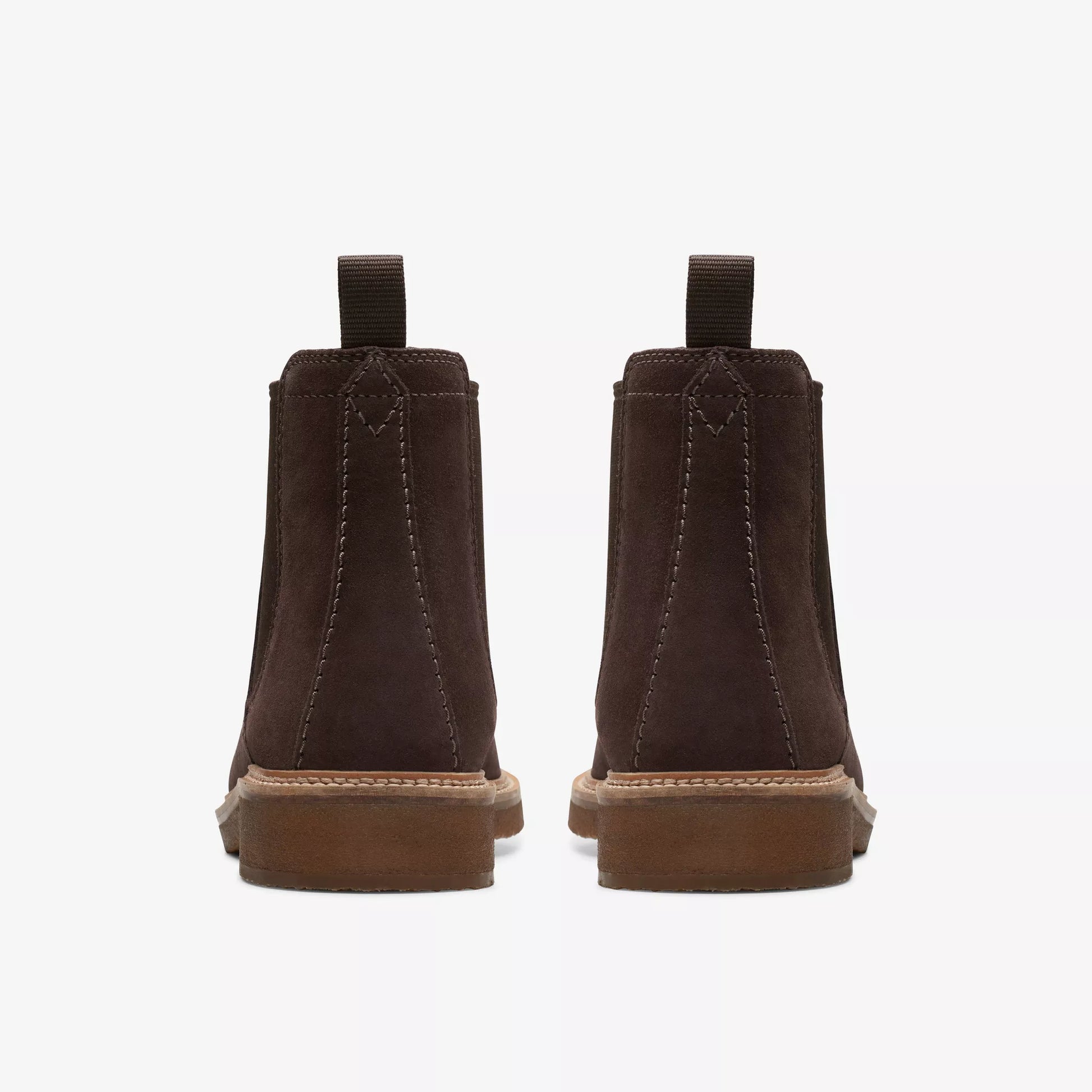 Clarks M Clarkdale Easy G Dark Brown Suede
