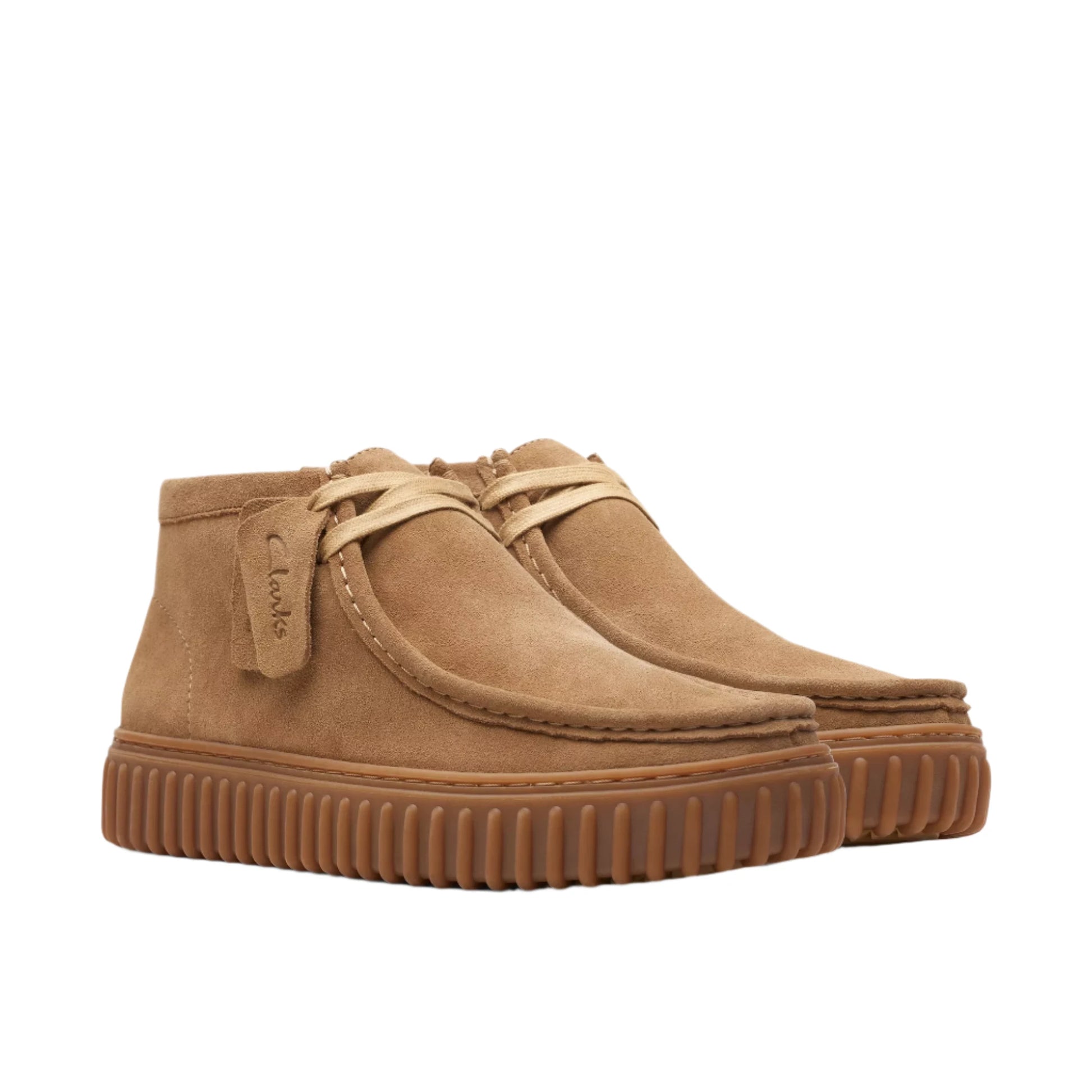 Clarks M Torhill Hi Dark Sand Suede