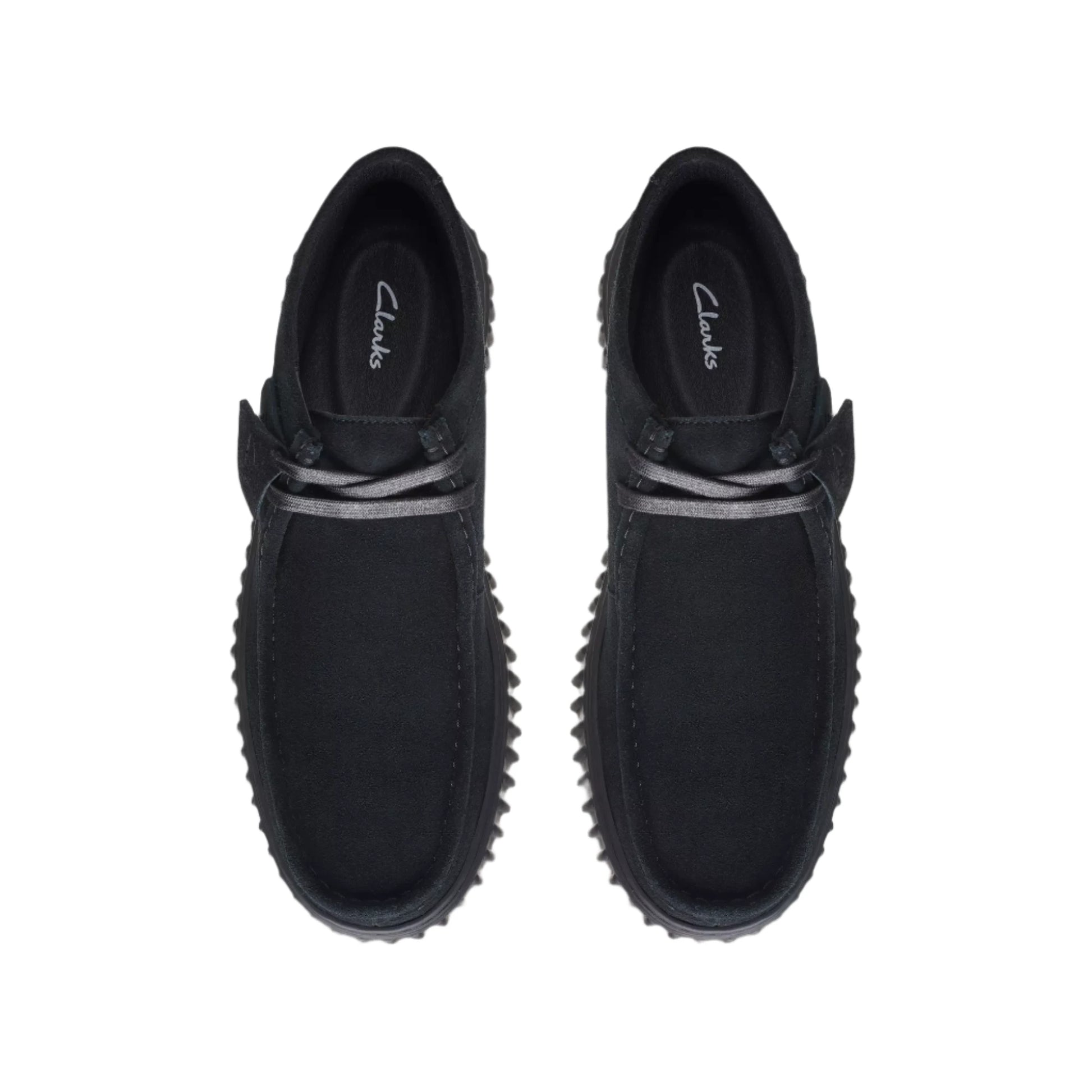 Clarks M Torhill Hi Black Suede