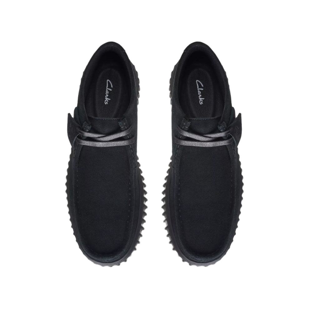 Clarks M Torhill Hi Black Suede