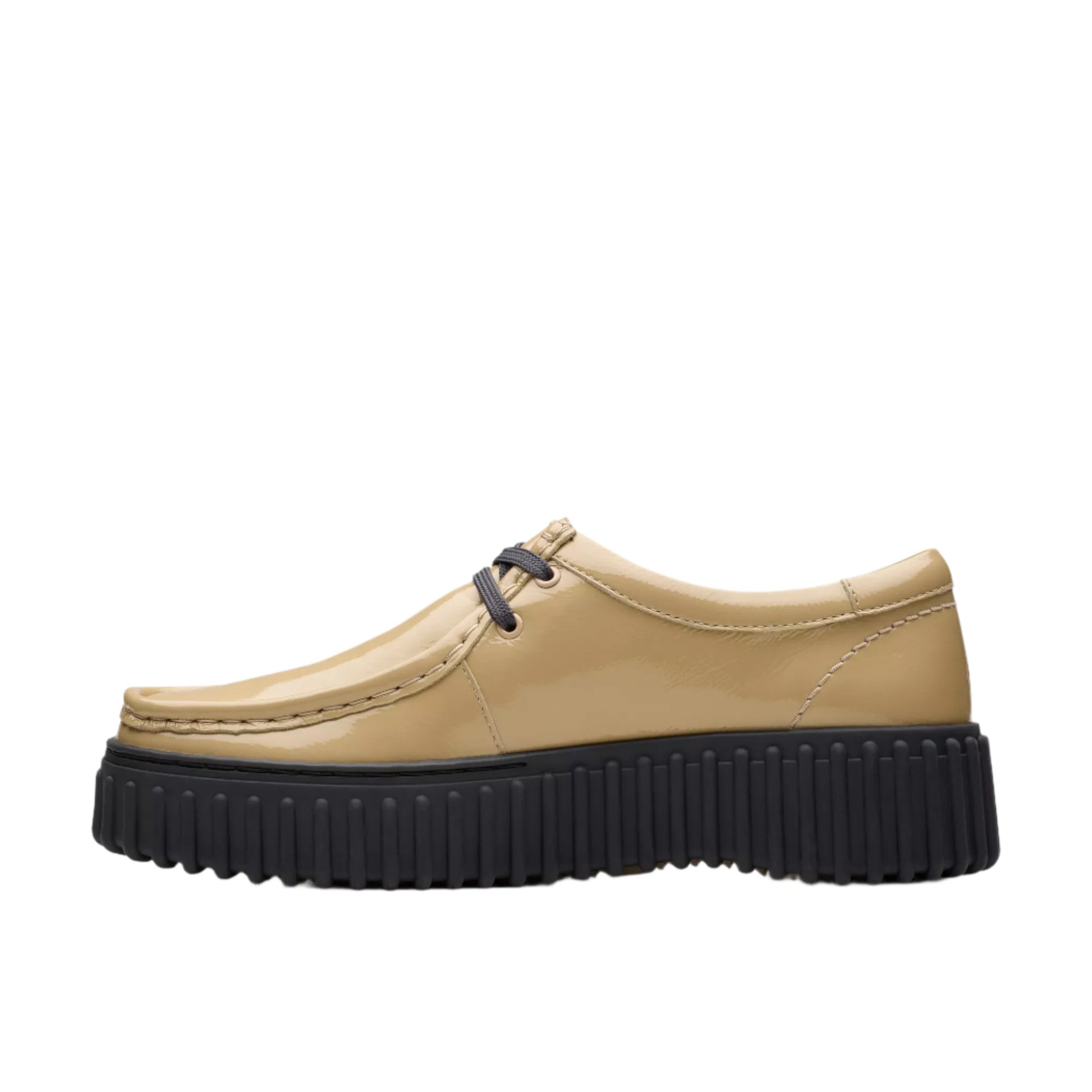 Clarks W Torhill Bee D Sko Beige Patent