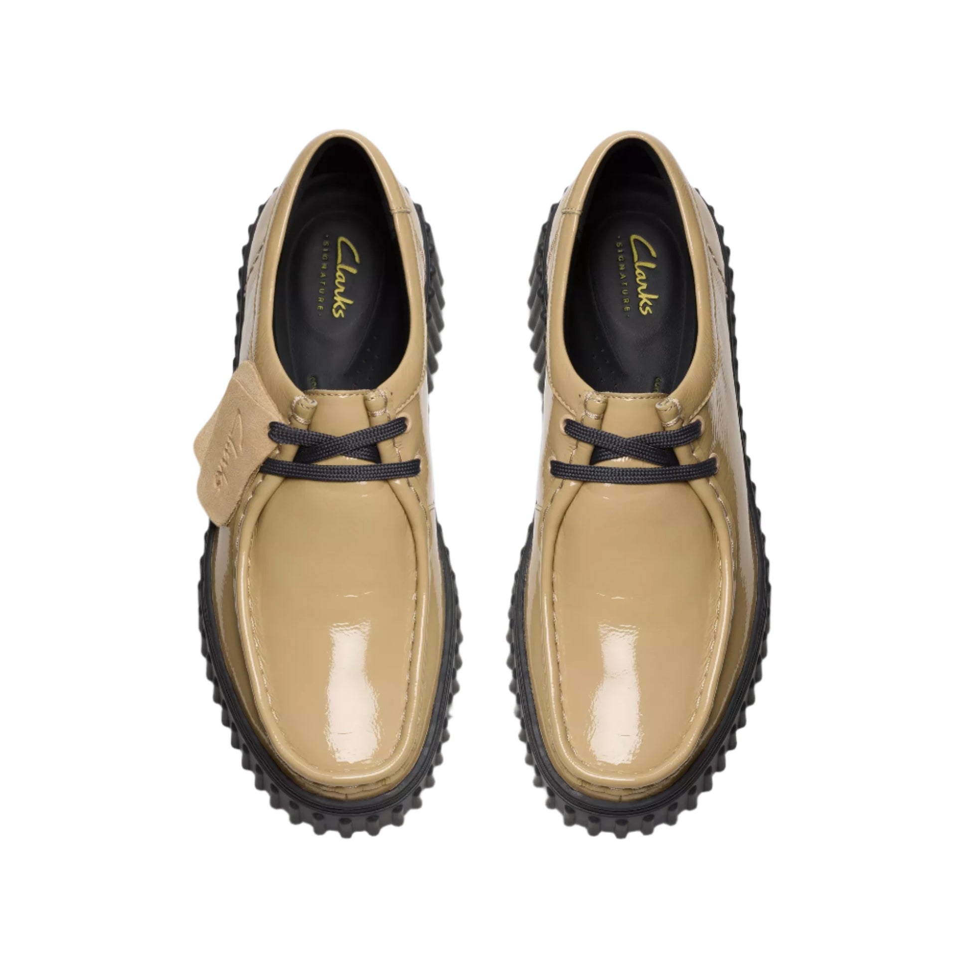 Clarks W Torhill Bee D Sko Beige Patent